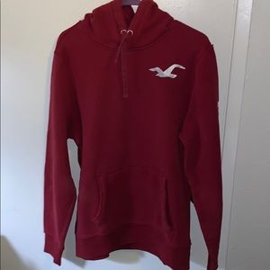 Red Hollister Hoodie Large